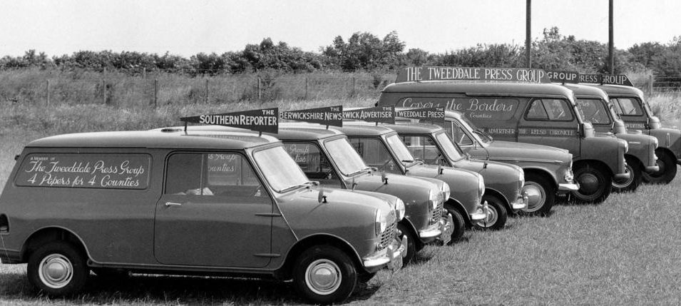 08-Advertiser fleet of vans 1960s